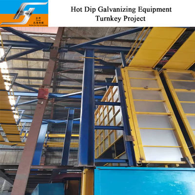 Hot Dip Galvanizing Furnace with High Velocity Pulse Fired Burner for Galvanizing Steel Parts and Customized Kettle Design