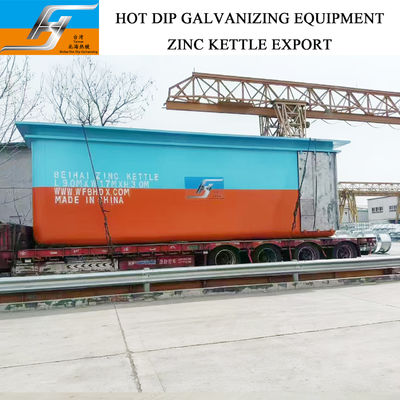 Round Bottom Round Corner Kettle for Hot Dip Galvanizing Customers High Quality
