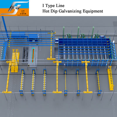 Качество  I Type Hot Dip Galvanizing Equipment Production Line завод